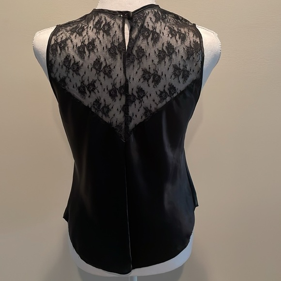 Indulgence Black Lace & Silky Top. EUC - Picture 3 of 6